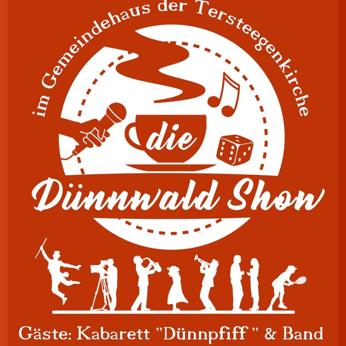 Plakat Dünnwald Show Dünnpfiff (c) Berberich